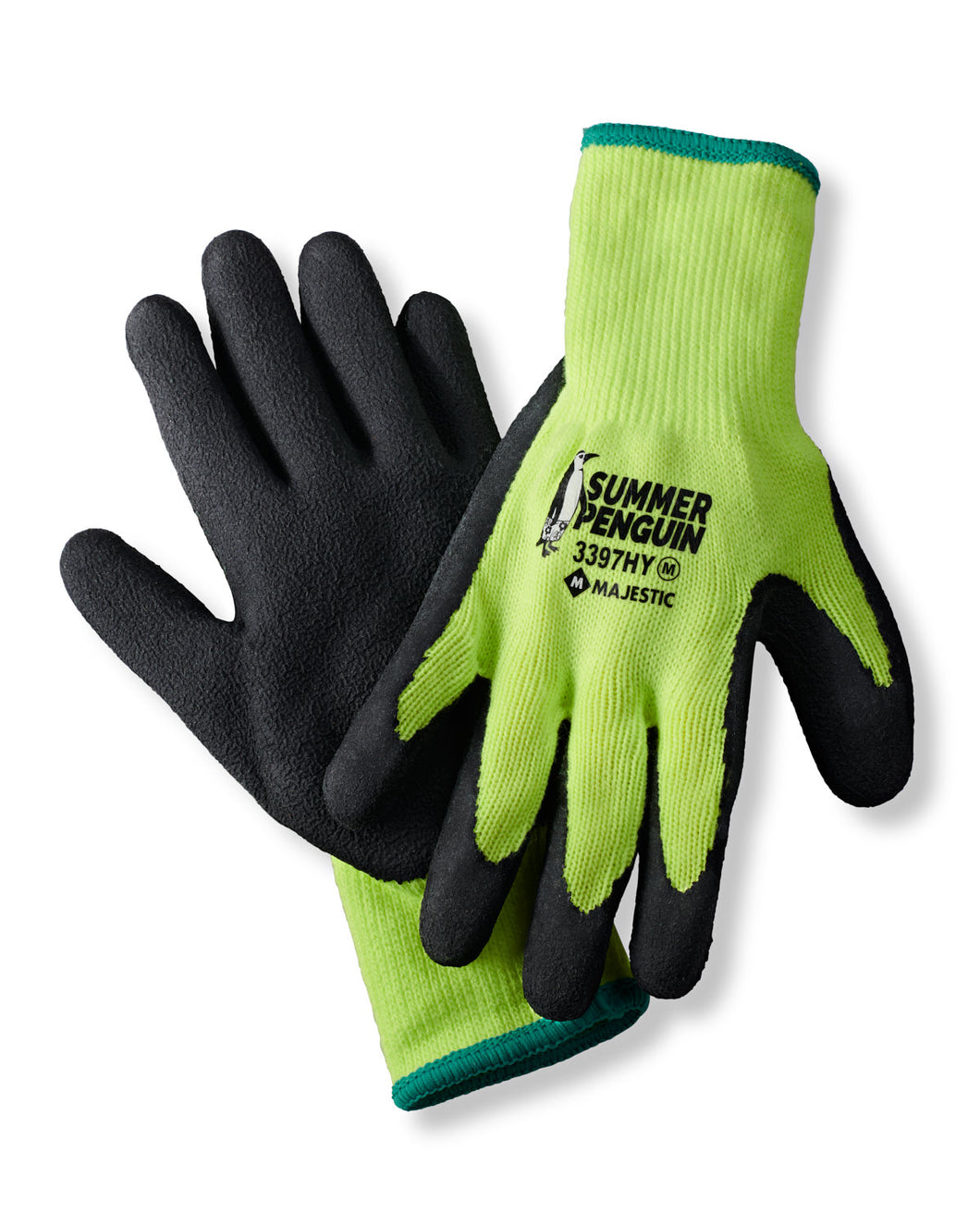 Summer Penguin Gloves Hi-Visibility Yellow 12 Pair Pack