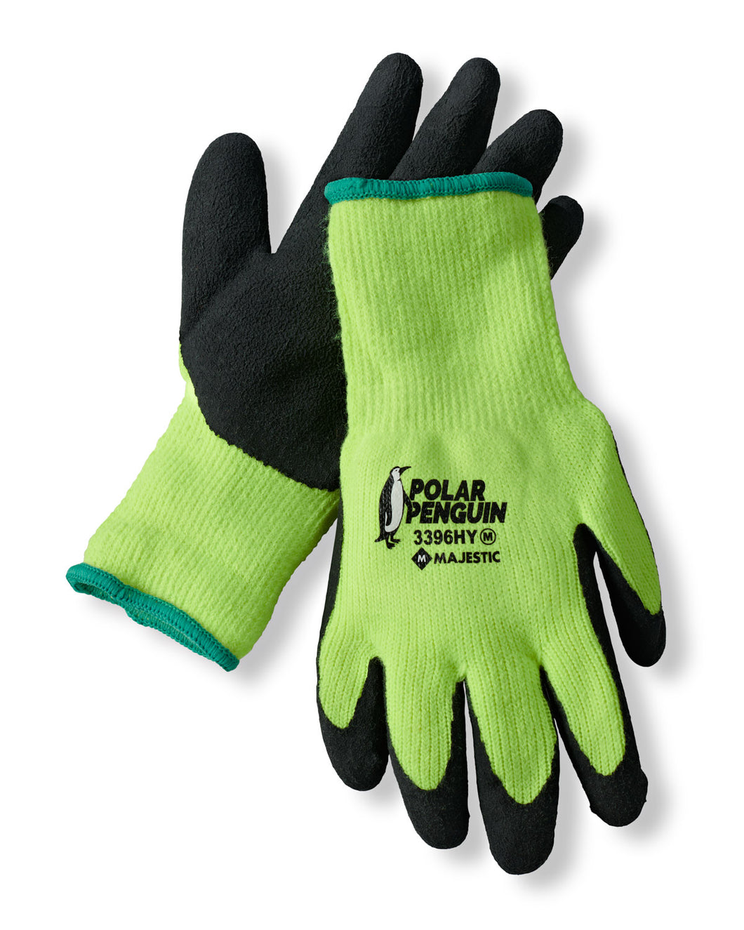 Polar Penguin Thermal Grip Work Gloves Yellow 12 Pair Pack