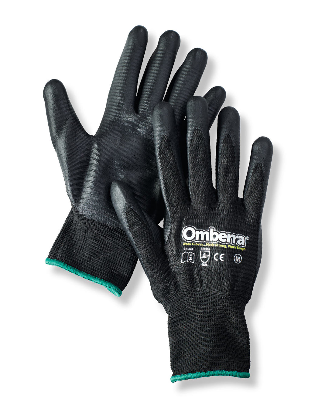 Black Work Gloves Nitrile Grip 12 Pair Pack